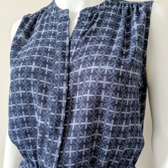 Joe Fresh Blue Tunic Dress with Pockets - Picture 4 of 6